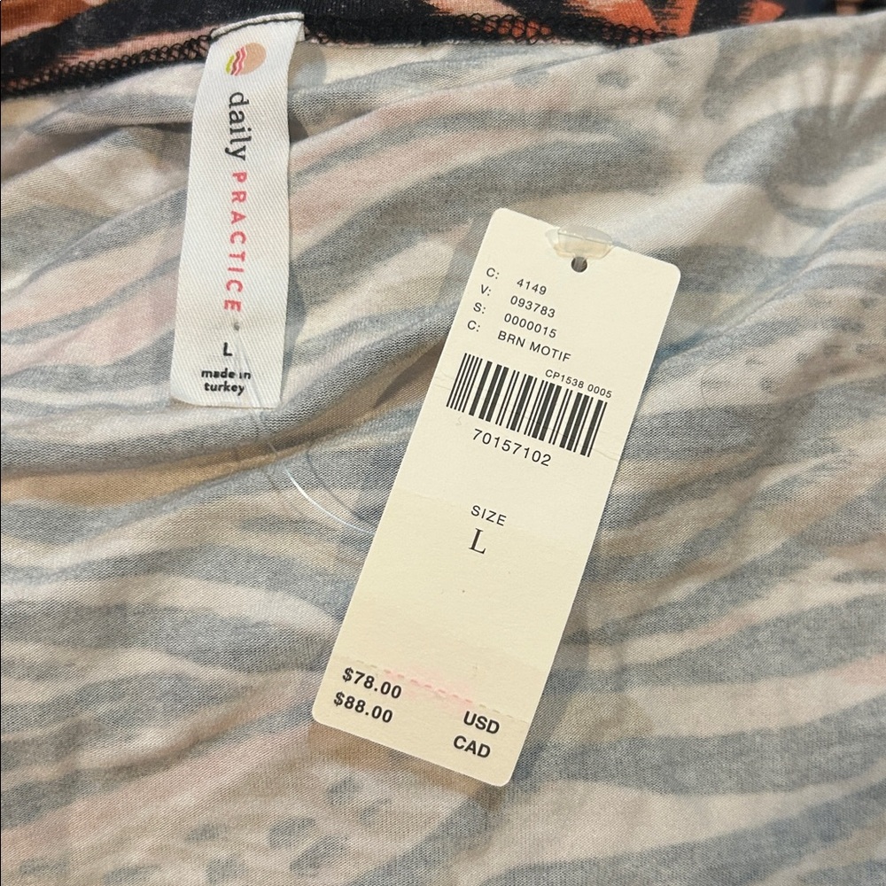 Daily Practice by Anthropologie Women’s Size Large Wrap Top NWT - Picture 6 of 7